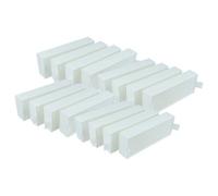 vhbw 16x Filtre compatible avec Neff T48PD7BX2/03, T48PD7BX2/02, T48PD7BX2/01, T48PD7BX2/35, T48PD7BX2/20 hotte de cuisine, papier filtre