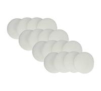 vhbw 16x Filtres compatible avec Zehnder ComfoSpot Twin40 appareil de ventilation - Filtre à air blanc