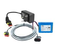 vhbw 1x Alimentation, 1x Batterie 3000 mAh, 1x Câble Basse Tension Compatible avec Husqvarna Automower 310 Mark II, 315 Tondeuse à Gazon