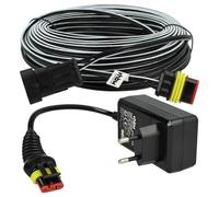 vhbw 1x Alimentation, 1x Câble Basse Tension 30 m Compatible avec Husqvarna Automower 315 Mark II, 315, 315 (2015), 315X Tondeuse à Gazon