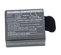 vhbw 1x Batterie Compatible avec AEE D90, S90, S91B, LyfeTitan, LyfeSilver, LyfeS72 caméra de Sport, Appareil Photo (850mAh, 3,7V, Li-ION)
