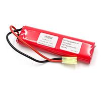 vhbw 1x Batterie Compatible avec Airsoft Guns G36, G3A4, G36C, M4A1-RIS, M4A, AUGRT, AUGM, FNP90, CAR15 Pistolet Airsoft (1500mAh, 9,6V, NiMH)