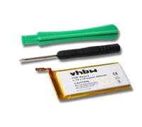 vhbw 1x Batterie Compatible avec Apple iPod Nano 5G, 5e génération, 5th Lecteur de Musique MP3 (400mAh, 3,7V, Li-polymère)
