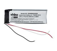 vhbw 1x Batterie compatible avec Bose NC 700 UC, 700 casque audio, écouteurs sans fil (630mAh, 3,8V, Li-ion)