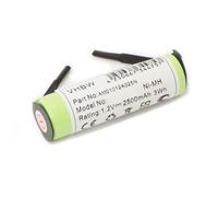 vhbw 1x Batterie compatible avec Braun EP60, EP80, EP100, EP50, Exact6 Memory, 5601 brosse à dents électrique (2500mAh, 1,2V, NiMH)