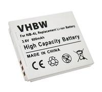 vhbw 1x Batterie Compatible avec Canon Digital Ixus 30, 255 HS, 75, 40, 50, 65, 70, i7, 55, 80 is, 60, 82 Appareil Photo (600mAh, 3,6V, Li-ION)