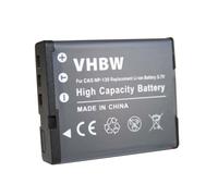 vhbw 1x Batterie compatible avec Casio Exilim EX-ZR700BN, EX-ZR700BK, EX-ZR700WE, EX-ZR700PKC, EX-ZR710 appareil photo (1100mAh, 3,6V, Li-ion)