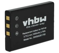 vhbw 1x Batterie Compatible avec Creative Vado HD Pocket Video Cam caméra vidéo caméscope (1000mAh, 3,6V, Li-ION)