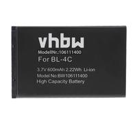 vhbw 1x Batterie Compatible avec Doro PhoneEasy 510, 510GSM, 515, 515GSM, 516, 530X téléphone Portable (600mAh, 3,7V, Li-ION)