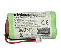 vhbw 1x Batterie Compatible avec Euro Pro Shark V1705i, V1705 Robot électroménager (2000mAh, 3,6V, NiMH) - Remplacement pour XB1705