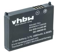 vhbw 1x Batterie Compatible avec Garmin Nüvi 500, 550, 510 GPS, Appareil de Navigation (1880mAh, 3,7V, Li-ION)