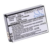 vhbw 1x Batterie Compatible avec MyPhone Hammer téléphone Portable (1700mAh, 3,7V, Li-ION)