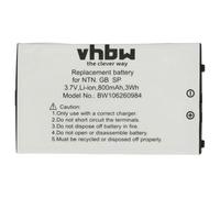 vhbw 1x Batterie compatible avec Nintendo Game Boy Advance Special, GBA-SP console de jeux (800mAh, 3,7V, Li-ion)