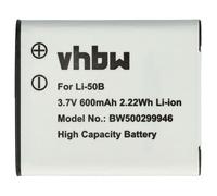 vhbw 1x Batterie compatible avec Olympus D-780, DZ-100, DM-3, DM-901, DM-7, DM-5, D-715, DZ-105, LS-100 appareil photo (600mAh, 3,6V, Li-ion)