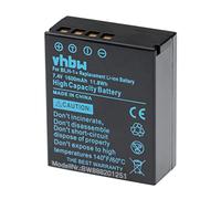 vhbw 1x Batterie Compatible avec Olympus E-M1 Mark II, Om-D, E-M1 Mark II mirrorless, E-M1 Appareil Photo (1600mAh, 7,4V, Li-ION), Puce d'information