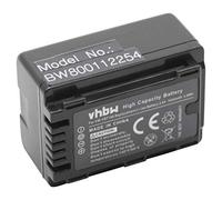 vhbw 1x Batterie Compatible avec Panasonic HC-550EB, HC-250EB, HC-727EB caméra vidéo caméscope (1600mAh, 3,6V, Li-ION) avec Puce d'information