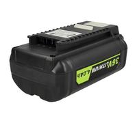 vhbw 1x Batterie Compatible avec Ryobi 40V Backpack Blower, 40V 500 CFM Jet Fan, 40V Lithium Brushless Outil électrique (4000 mAh, Li-ION, 36 V)