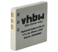 vhbw 1x Batterie Compatible avec Sanyo Xacti VPC-CA9, VPC-CA8, VPC-CA6 Active Appareil Photo (550mAh, 3,6V, Li-ION) - Remplacement pour DB-L20, DB-L20A, DB-L20AEX