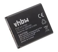 vhbw 1x Batterie Compatible avec Sony-Ericsson W100i, W205, W300i, W580i, W595, W302, W395, W580im téléphone Portable (900mAh, 3,7V, Li-ION)