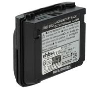 vhbw Li-Ion Batterie 1500mAh (7.4V) pour Talkie Walkie Yaesu / Vertex VX-5R, VX-7R, VX5R, VX7R comme FNB-80Li, FNB-V80li.