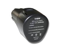 vhbw 1x Batterie remplacement pour AEG 3520, 3526, 4932, 584932, 954932, AC82008, AC82048 pour outil électrique (2000 mAh, Li-ion, 12 V)