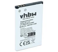 vhbw 1x Batterie Remplacement pour BBA-07, BK-BL-4C, BL-4C, BP-121, C4C08T, C4C50T, C4C60T, C4C85T pour téléphone Portable (600mAh, 3,7V, Li-ION)