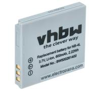 vhbw 1x Batterie remplacement pour Canon NB-4L pour appareil photo (600mAh, 3,6V, Li-ion)
