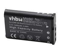 vhbw 1x Batterie Remplacement pour Casio NP-90 pour Appareil Photo (1300mAh, 3,6V, Li-ION)
