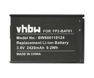 vhbw 1x Batterie Remplacement pour Fairphone FP2-BAT01 pour téléphone Portable (2420mAh, 3,8V, Li-ION)