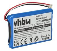 vhbw 1x Batterie Remplacement pour Garmin 361-00035-00 pour GPS, Appareil de Navigation (1000mAh, 3,7V, Li-ION)