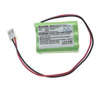 vhbw 1x Batterie remplacement pour GP1000AAAH6YMX, GP150AAAM6YMX, GP11AAAH6YMX, GP91AAALH6YMX pour système d'alarme (700mAh, 7,2V, NiMH)