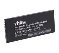 vhbw 1x Batterie Remplacement pour Microsoft/Nokia BV-T5E pour téléphone Portable (3000mAh, 3,85V, Li-ION)