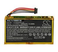vhbw 1x Batterie remplacement pour Polaroid FT605056P-2S pour appareil photo (2000mAh, 7,4V, Li-polymère)