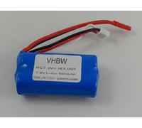 Vhbw 1x Batterie Remplacement Pour Revell 43965 Pour Drone (650mah, 7,4v, Li-Ion) Incolore