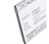 Vhbw 1x Batterie Remplacement Pour Samsung Eb-Bt365bbu, Eb-Bt365bbc, Eb-Bt365bbe, Eb-Bt365bbubus, Gh43-04317a Pour Tablette Pad (4700mah, 3,8v, Li-Polymère)
