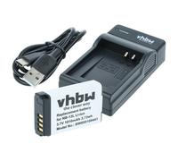 vhbw 1x chargeur, 1x batterie compatible avec Canon PowerShot SX620HS, SX720 HS, SX620 HS, G9X Mark II, G9 X Mark II, SX720HS