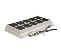 vhbw 1x Filtre à charbon actif compatible avec Neff Z5110X000, Z5110X0, LX4GE00, LX4EE00, D1130G0GB02 hotte aspirante - 49,5 x 29,5 x 6,2 cm
