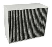 vhbw 1x Filtre à charbon actif compatible avec Siemens LF91BB550, LF91BB542/02, LF91BB542/01, LF91BA582B/02 hotte aspirante - 22,7 x 18,9 x 10 cm