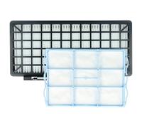 vhbw 1x filtre HEPA, 1x filtre protection moteur remplacement pour Siemens VZ 154 HFB, VZ154HFB, VZ154 pour aspirateur