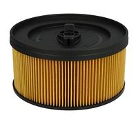 vhbw 1x filtre plissé compatible avec Kärcher WD 5.470, WD 5.400, WD 5.450, WD 5.300M aspirateur - noir/jaune