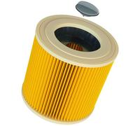 vhbw 1x filtre plissé compatible avec Stanley SXVC20XTE, SXVC20PTE, SXVC220PE, SXVC20PE, SXVC20 aspirateur - jaune