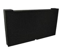 vhbw 1x Insert en mousse compatible avec Dewalt Tough-Box DS150, DS300, DS400 coffre à outils - mousse personnalisable, 2 couches, noir Noir G