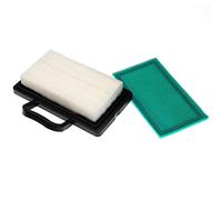 vhbw 1x filtre à air, 1x préfiltre compatible avec Briggs & Stratton Intek V-Twin Serie tondeuse tracteur - set de 2 filtres