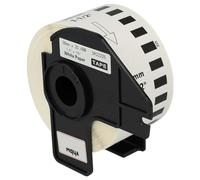 vhbw 1x Rouleau d'étiquettes + support 38mm x 30,48m (1 étiquette) compatible avec Brother PT QL-570, QL-580, QL-580N, QL-650 étiqueteuse