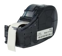 vhbw 1x Ruban compatible avec Brady M210, M210-LAB, M211 imprimante d'étiquettes 12,7mm Noir sur Blanc, vinyle