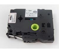 vhbw 1x Ruban compatible avec Brother Edge PT-P750WVP imprimante d'étiquettes 1,5m x 5,8mm Noir sur Blanc, cassette de gaine thermorétractable