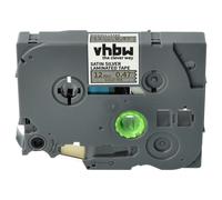 vhbw 1x Ruban compatible avec Brother PT 1900, 1910, 1950, 1880, 1850VP, 18R, 18RKT imprimante d'étiquettes 12mm Or sur Argent satiné