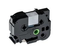 vhbw 1x Ruban compatible avec Brother PT H 500 Li, P 700, E 500 VP, H 500, PT-2400 imprimante d'étiquettes 24mm Blanc sur Argent premium