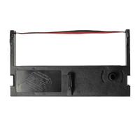 vhbw 1x Ruban encreur remplacement pour Epson ERC-43B, ERC-43, ERC-39 pour imprimante matricielle ou de reçus - noir-rouge