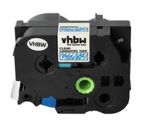vhbw 1x Ruban remplacement pour Brother TZE-163 pour imprimante d'étiquettes 36mm Bleu sur Transparent